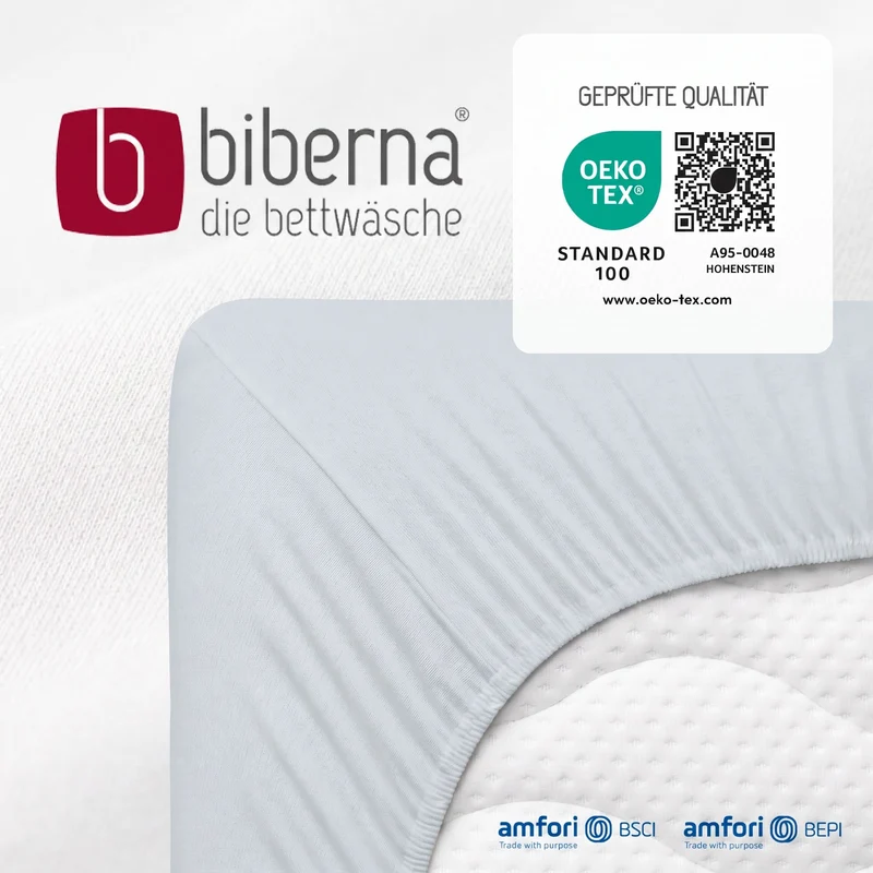 biberna Feinjersey Spannbetttuch (0077144)