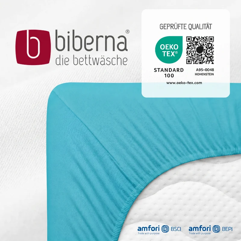biberna Feinjersey Spannbetttuch (0077144)