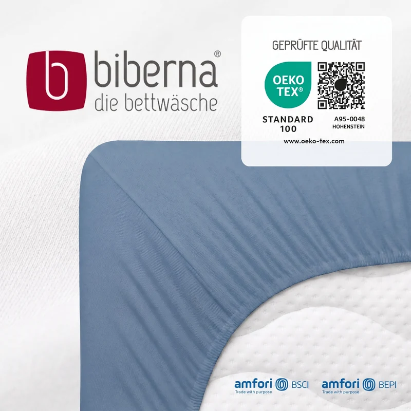 biberna Feinjersey Spannbetttuch (0077144)