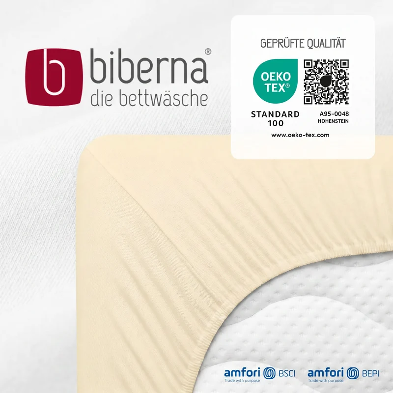 biberna Feinjersey Spannbetttuch (0077144)