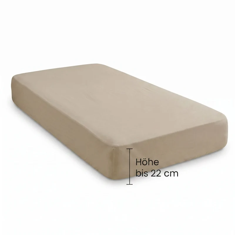 biberna Feinjersey Spannbetttuch (0077144)