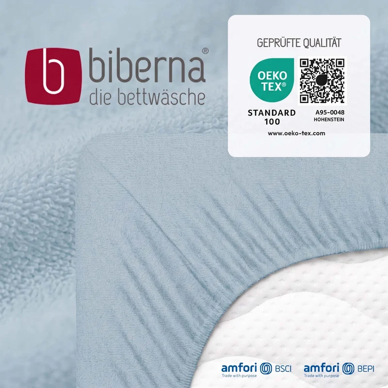 biberna Frottee-Stretch Spannbetttuch (0012344)