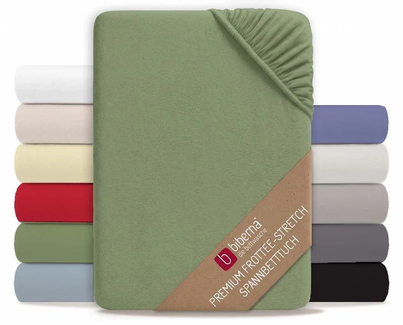 biberna Frottee-Stretch Spannbetttuch (0012344)