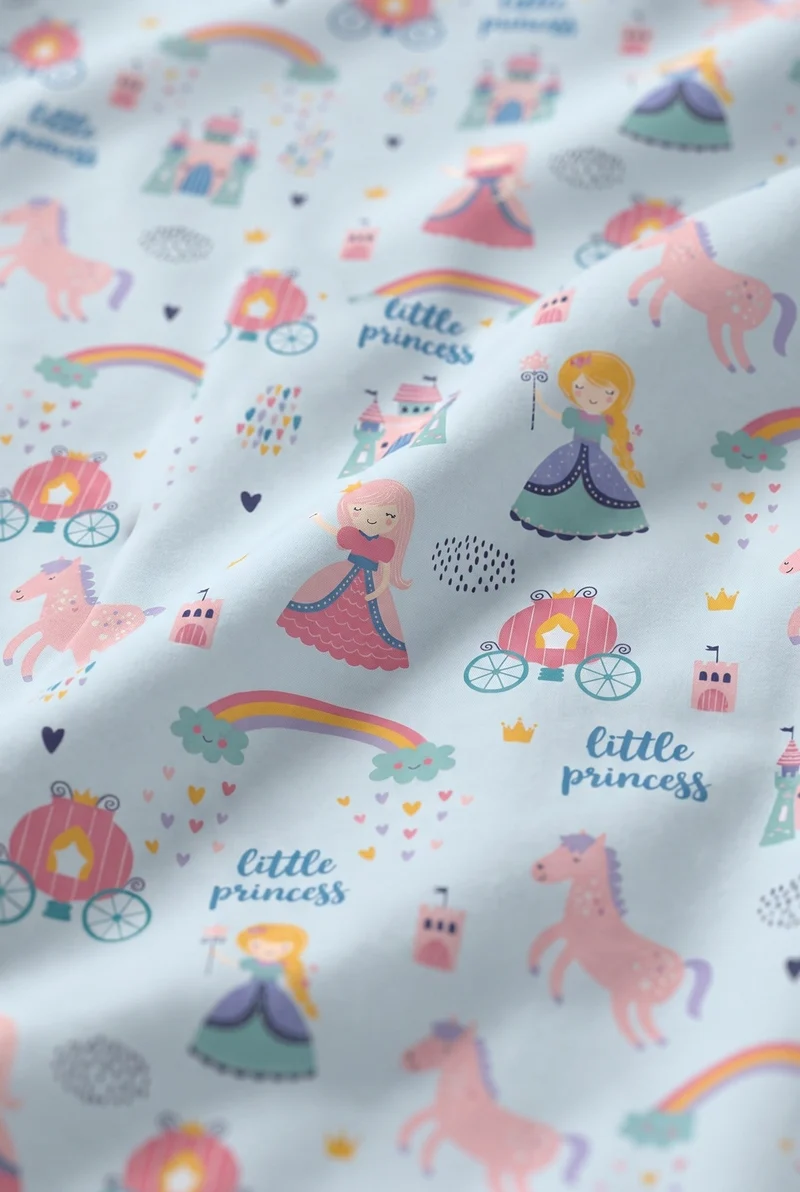 biberna Feinbiber Kinderbettwäsche Regenbogen (0007243)