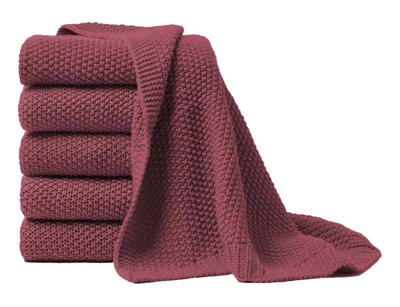 Hahn Strickdecke Wohndecke Perlmuster 130x170 cm