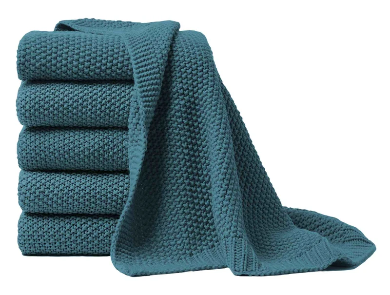 Hahn Strickdecke Wohndecke Perlmuster 130x170 cm