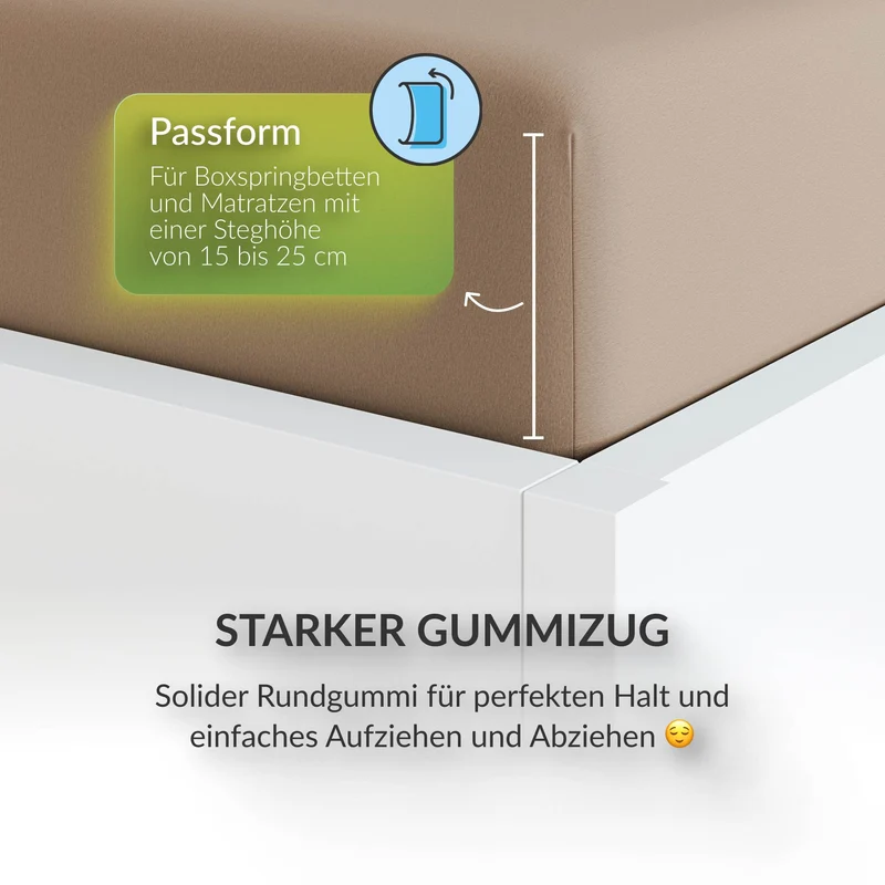 Favorito Jersey Topper Spannbettlaken