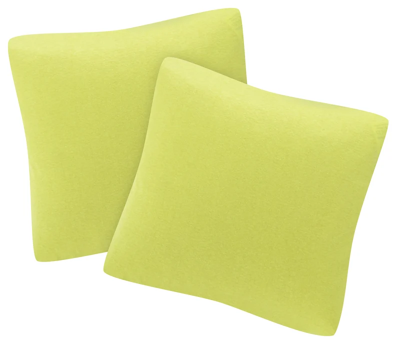 MOON-Trend 2er Pack Kissenbezug Kissenhülle Jersey 100% Baumwolle