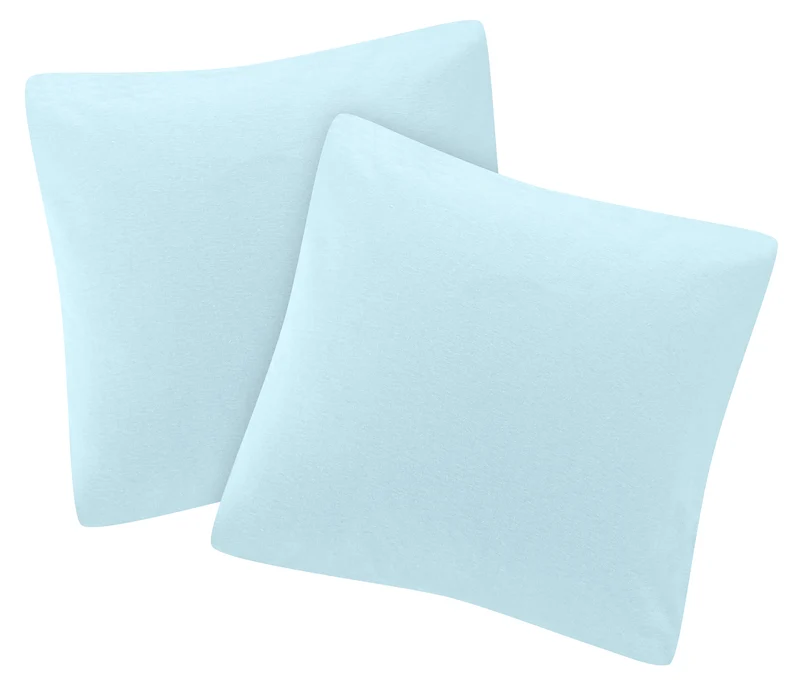 MOON-Trend 2er Pack Kissenbezug Kissenhülle Jersey 100% Baumwolle