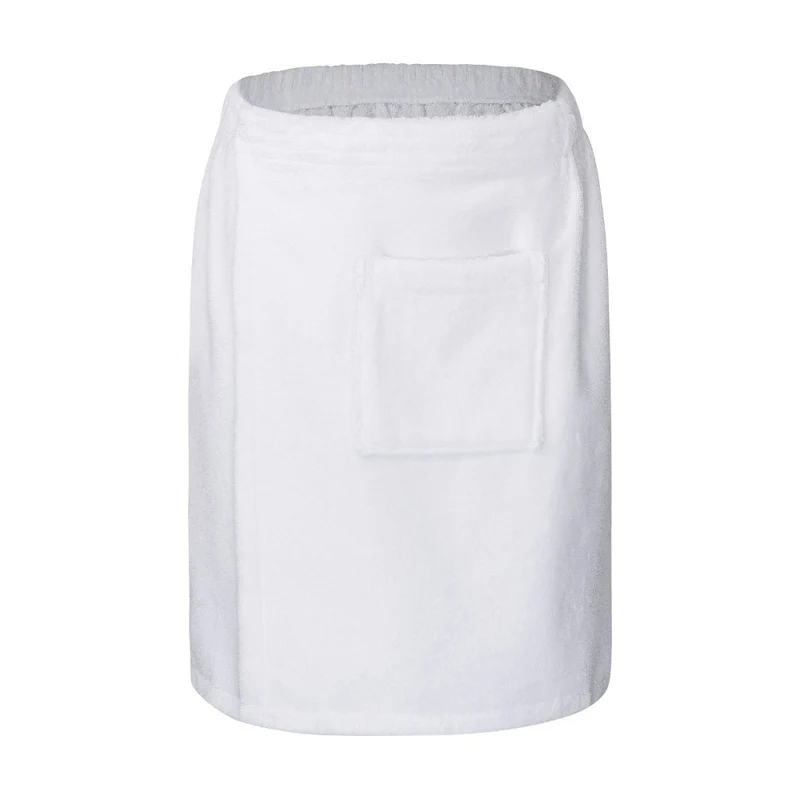 Floringo Luxus Saunakilt Herren Twin-Star Klettverschluss Sauna-Kilt aufgesetzte Tasche