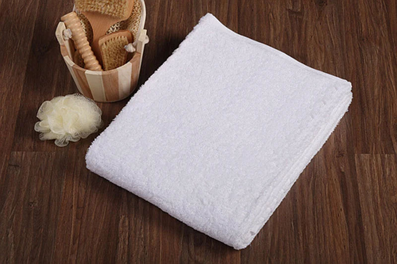 Floringo Strandtuch XXL Partner 158x158 weiß Picknickdecke Frottee Badetuch