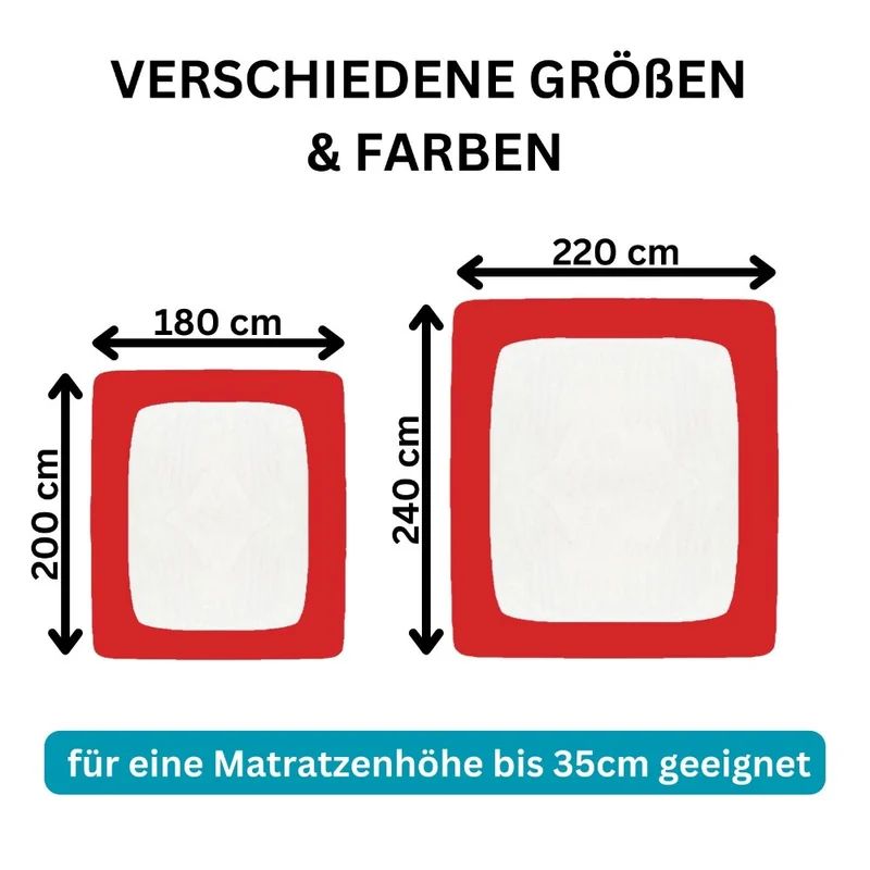 Spannbetttuch 180x200-200x220 cm Spannbettlaken 190g/m² Premium Moon Line Silver