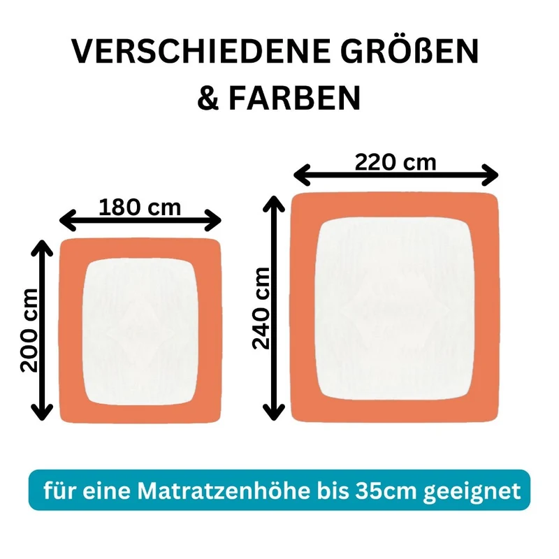 Spannbetttuch 180x200-200x220 cm Spannbettlaken 190g/m² Premium Moon Line Silver