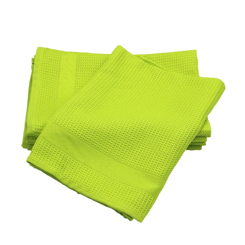 Moon 5er Pack Poliertuch Waffelstruktur Mikrofasertuch 45x65 cm saugstark
