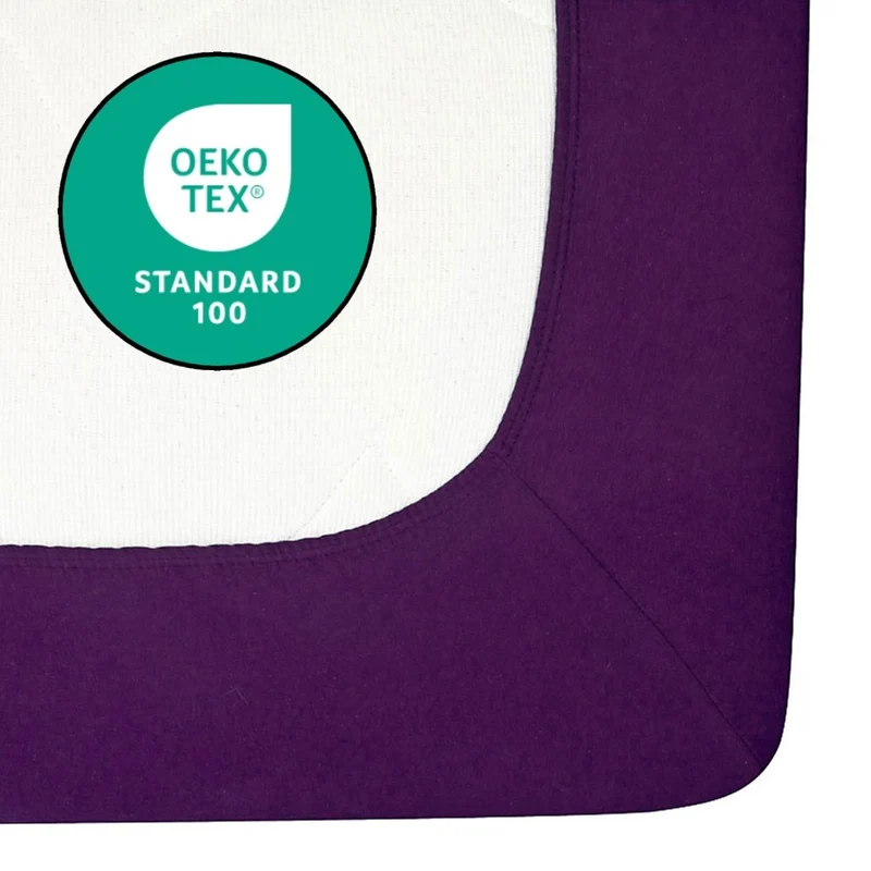Spannbetttuch 180x200 - 200x220 cm auch für Wasserbett 160g/m² Line green Moon