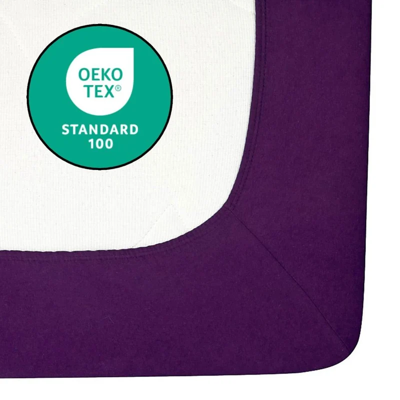 Spannbetttuch 140x200-160x220 cm Spannbettlaken 160g/m² Jersey Moon Line green