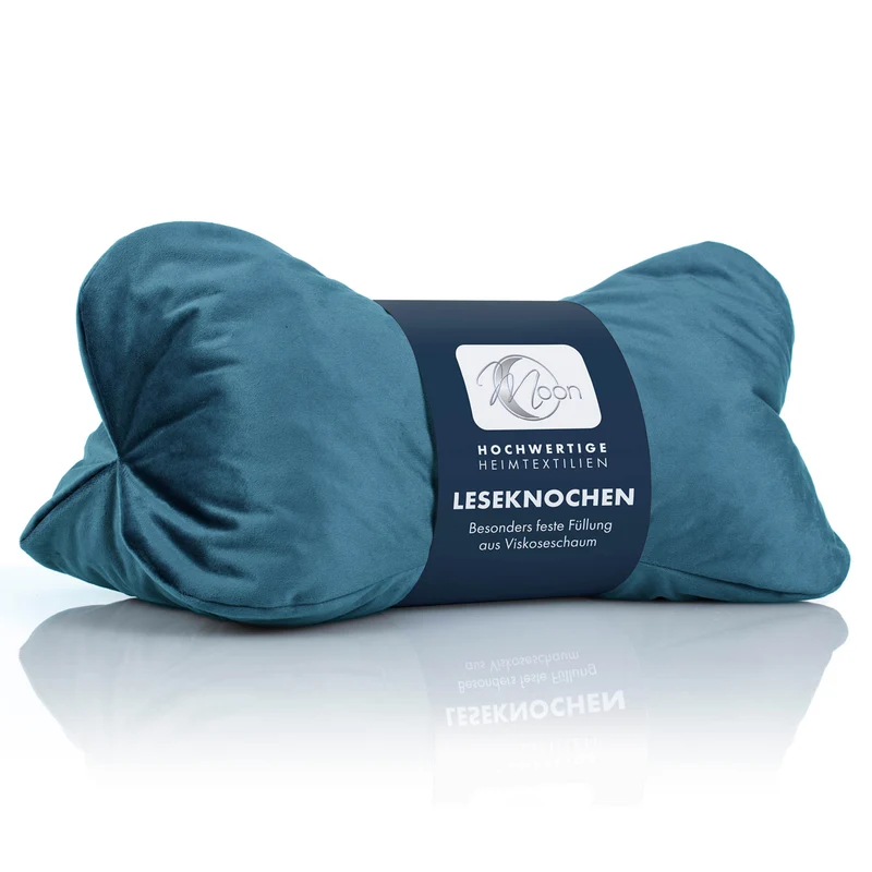 Moon Leseknochen mit 330g Viscoschaumflocken ca. 24x42 cm extra fest