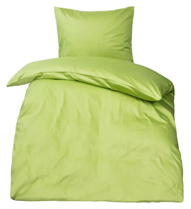 Bettwäsche Mako Satin und Kissenbezüge 100% Baumwolle glatt 130g/m² Moon Premium