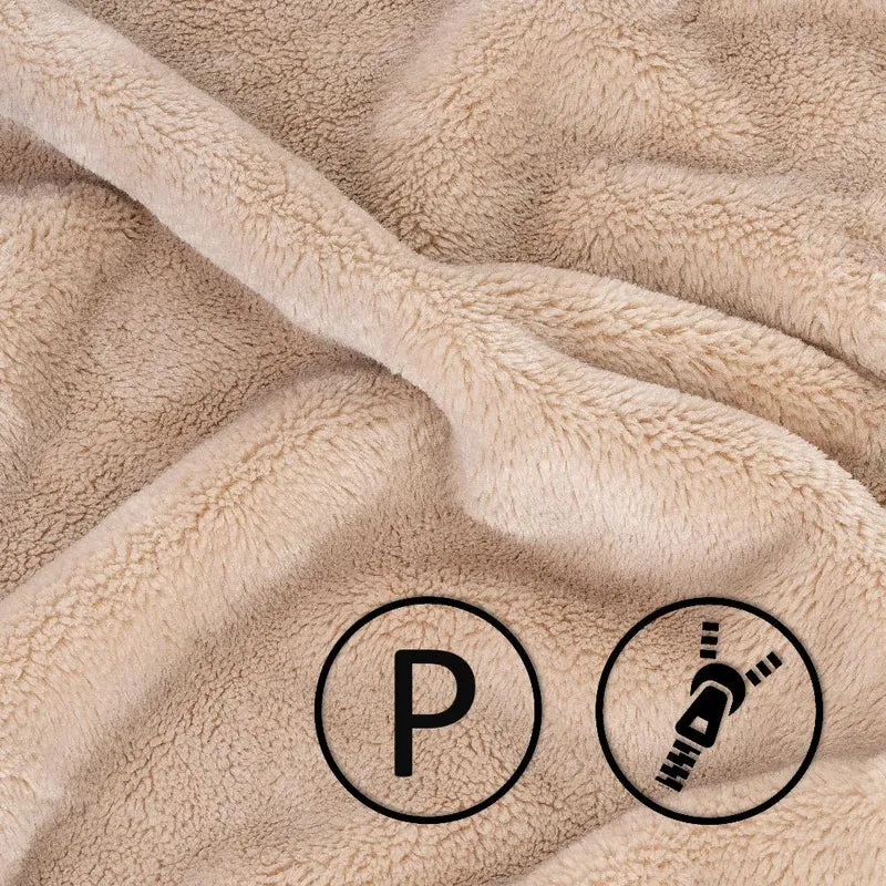 2er Pack Kissenbezug 50x50 cm Cashmere Feeling Kissenhülle 500g/m² Moon Flanell
