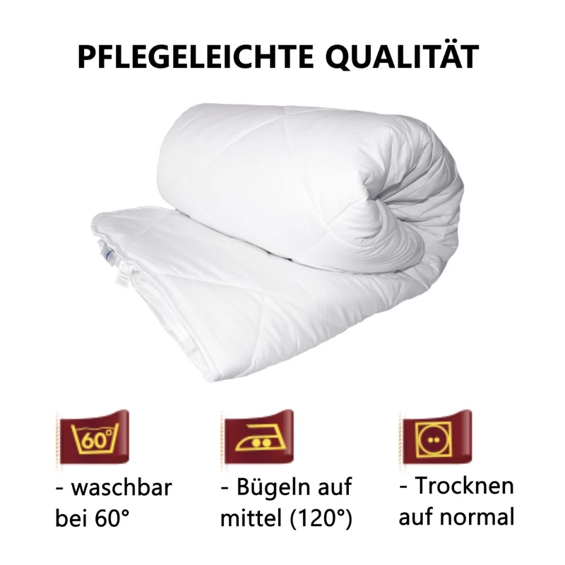 MOON - Steppbett Hygiene Sanitized® Allergiker geeignet - 135x200 155x220 140x200 mit Karosteppung