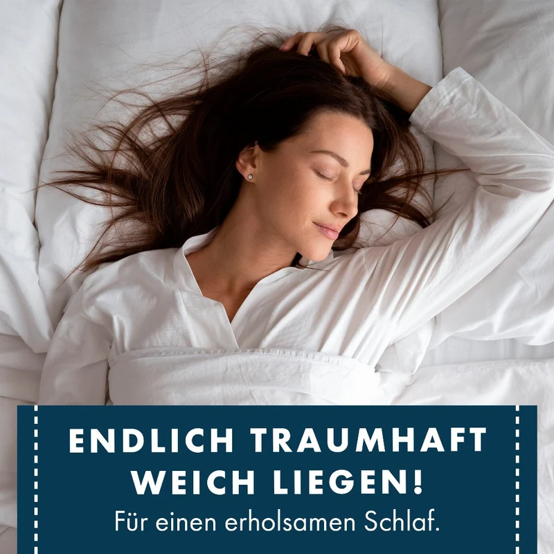 MOON Matratzenschoner mit elastischen Eckbändern 500g/m² Unterbett Karosteppung