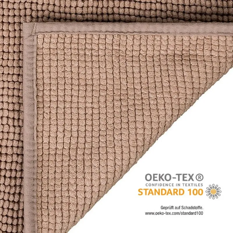 MOON - Badvorleger rutschfest aus 100% Polyester 50x70 60x100 70x120 Badematte Chenille - ca. 1600 g/m²