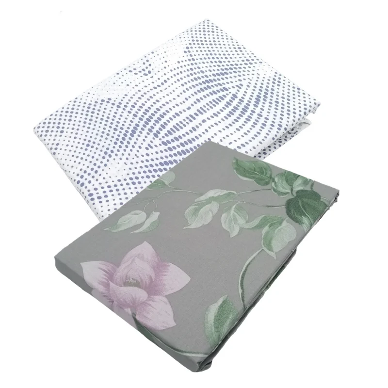 Bettwäsche Set 135x200+80x80 cm 100% Baumwolle mit Reißverschluss MOON Renforce