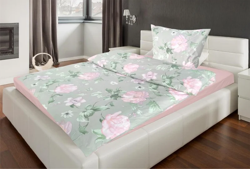 Bettwäsche Set 135x200+80x80 cm 100% Baumwolle mit Reißverschluss MOON Renforce