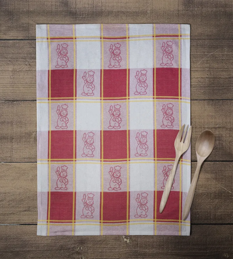 Caroline 3er Pack Geschirrtuch 50x70cm 100% Baumwolle Jacquard Koch