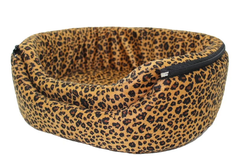 Empress Cat 3in1 Katzenhöhle Katzenbett Leopard Luxusbett 35x45 cm