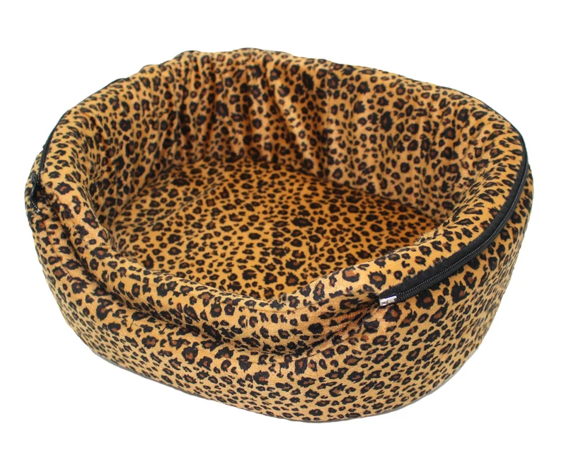 Empress Cat 3in1 Katzenhöhle Katzenbett Leopard Luxusbett 35x45 cm