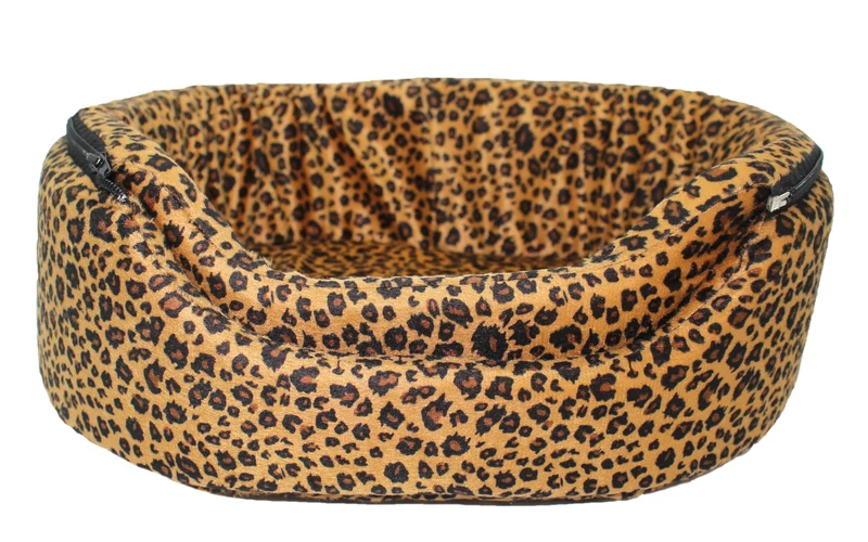 Empress Cat 3in1 Katzenhöhle Katzenbett Leopard Luxusbett 35x45 cm