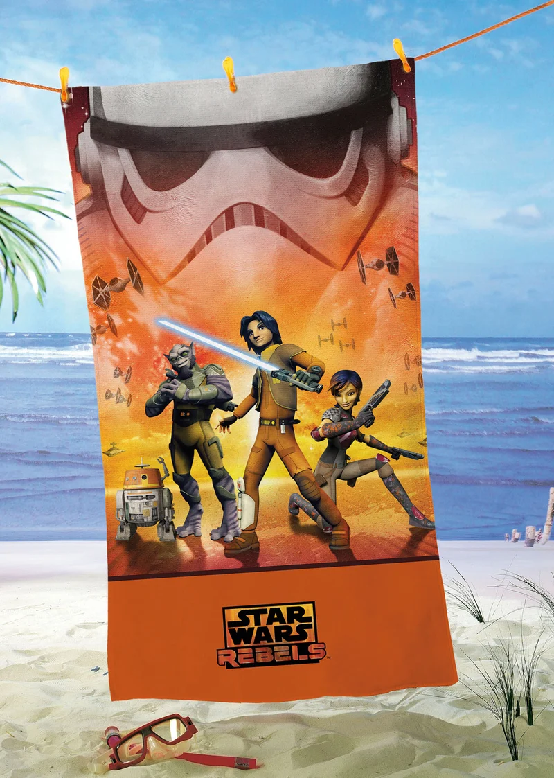 Star Wars Rebels Strandtuch Global Labels Velours 75 x 150 G 104 400 SWR1 100