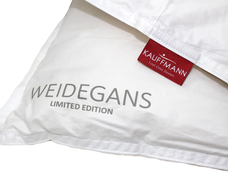 WEIDEGANS Limited Edition Bettdecke 100% Gänsedaune Mako Batist 135x200 / 155x220 - MEDIUM