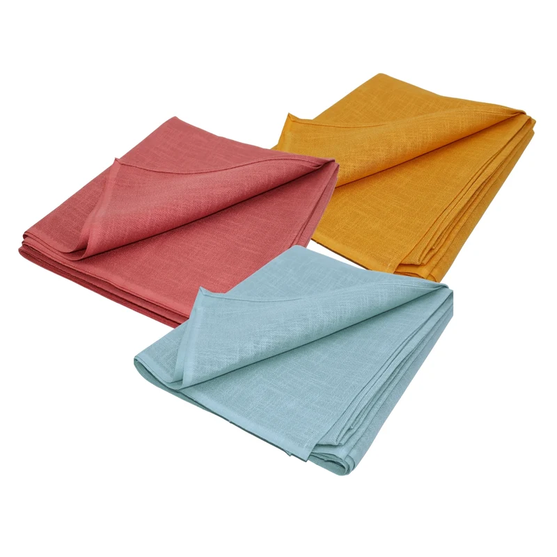 Tischdecke mit Abperleffekt Leinenoptik 140x240 wasserabweisend