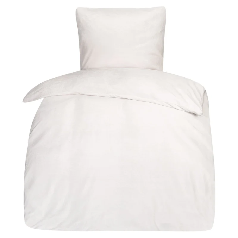 MOON Bettwäsche Set Cashmere Touch, Unibettwäsche ca. 135x200 + 80x80 cm mit Reißverschluss