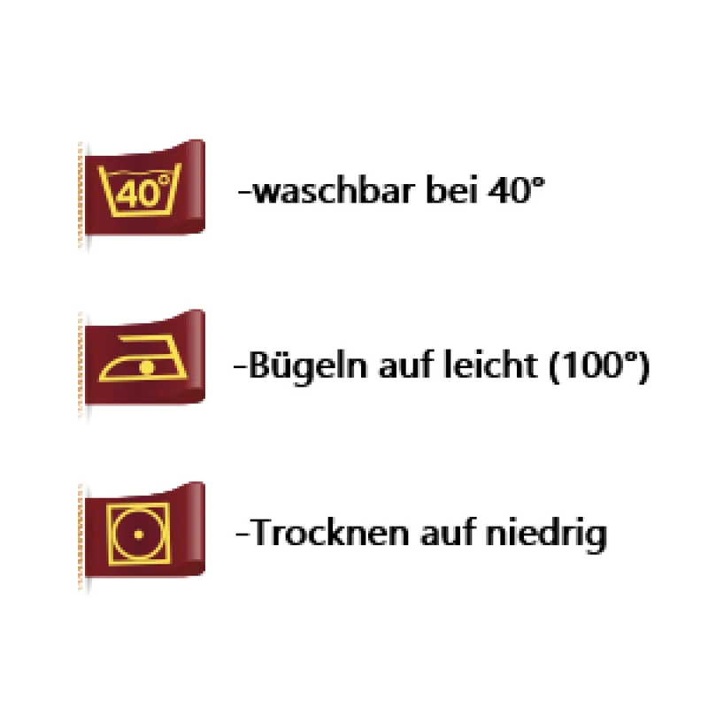 MOON Bettwäsche Set Cashmere Touch, Unibettwäsche ca. 135x200 + 80x80 cm mit Reißverschluss