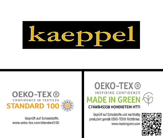 Kaeppel Feinbiber Bettwäsche 100% Baumwolle Allgäu 135x200 / 80x80