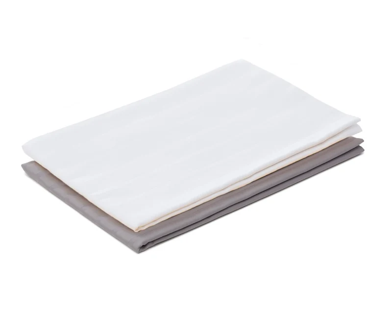 Gözze Bettwäsche Hotelbettwäsche Viola 24 mm Damast Streifsatin mit Hotelverschluss 135x200 / 80x80
