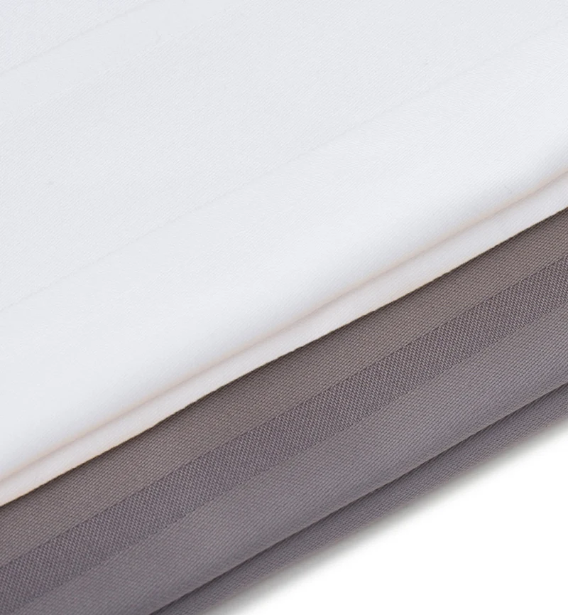 Gözze Bettwäsche Hotelbettwäsche Viola 24 mm Damast Streifsatin mit Hotelverschluss 135x200 / 80x80