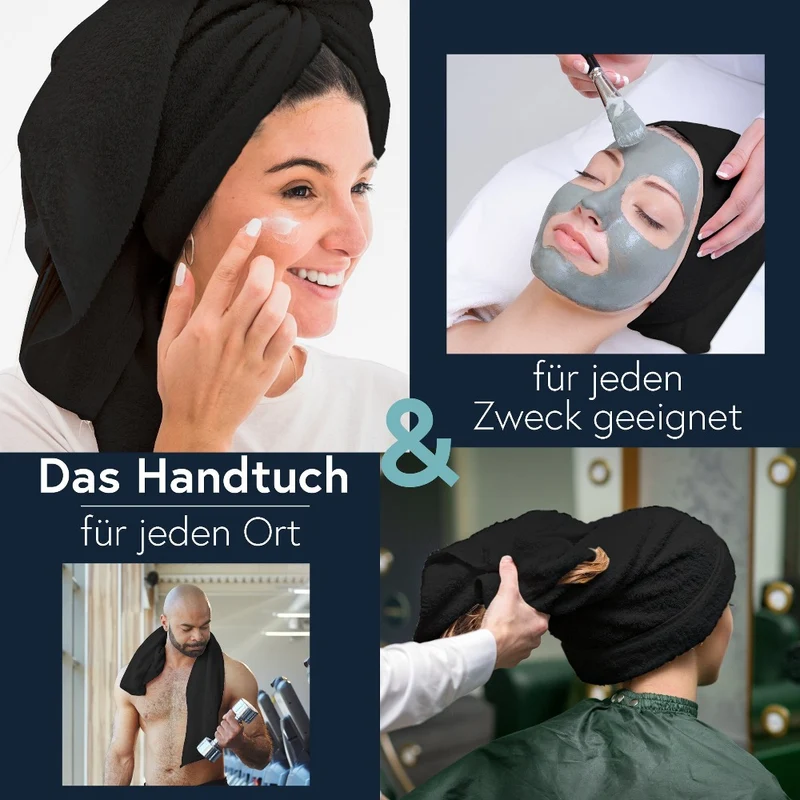 10er Pack Friseurtuch Handtücher Microfaser mit saugstarker Oberfläche Floringo
