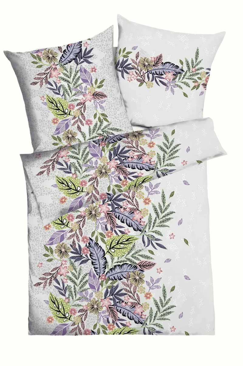 Kaeppel Mako Satin Bettwäsche 100% Baumwolle Bari