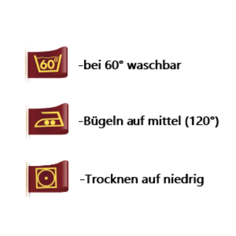 Moon Luxury 4er Pack Geschirrtücher Küchentücher 50x70 cm 100% Baumwolle Muster