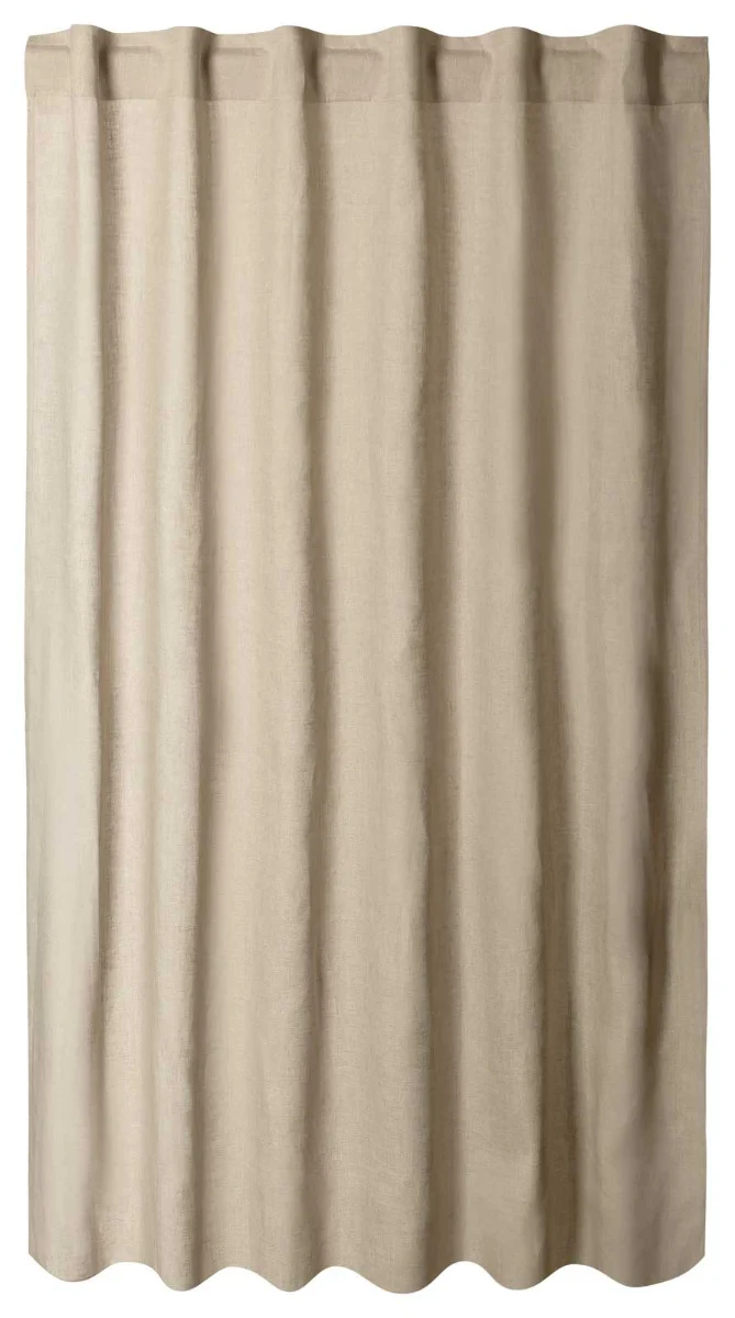 Schlaufenvorhang Leinen Vorhang Leinengardine aus 100% reinen Leinen 135x245