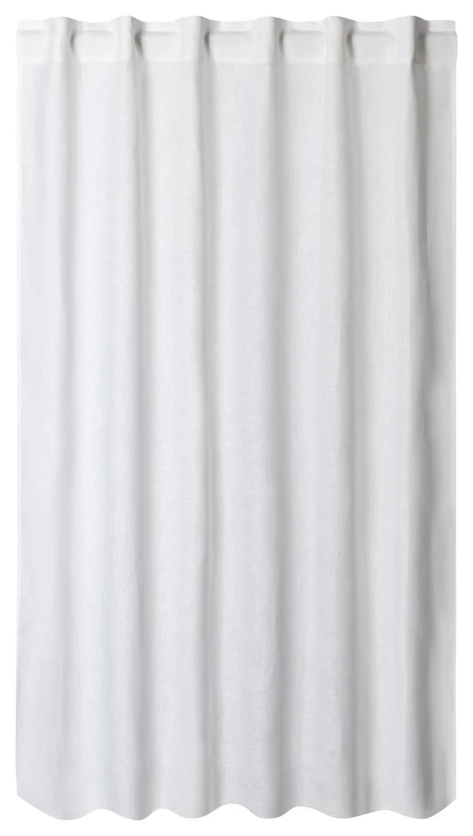 Schlaufenvorhang Leinen Vorhang Leinengardine aus 100% reinen Leinen 135x245