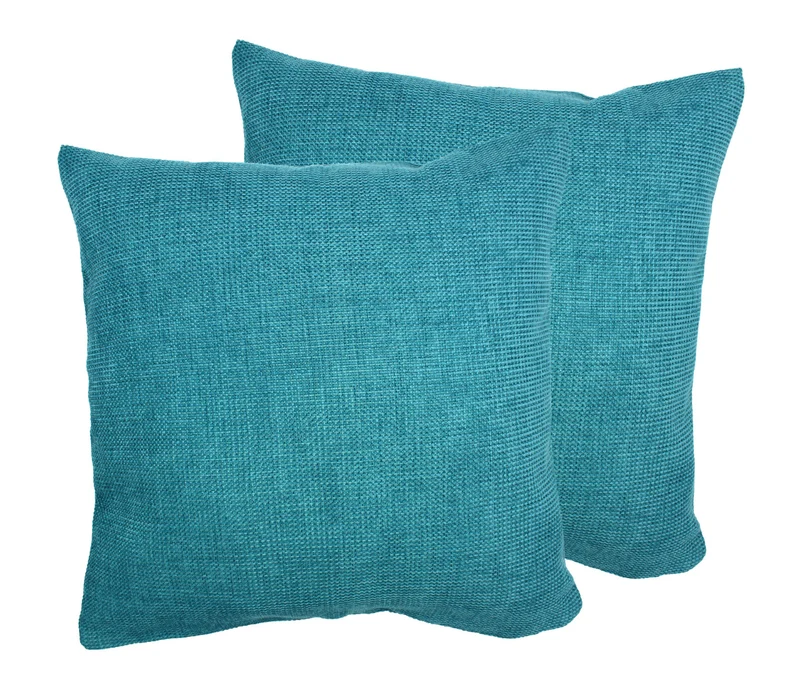 MOON-Luxury Doppelpack Kissenhülle in Struktur-Optik Chenille garngefärbt 30x50 Kissenbezug Dallas