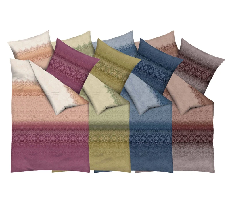 Kaeppel Mako Satin Bettwäsche 100% Baumwolle Crystal 135x200