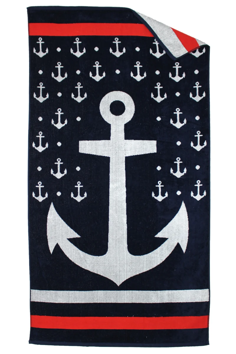 P.K. Collection Velours Strandhandtuch bunt Strandtuch 90x165 cm Strandlaken