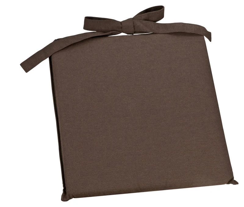 2er Set Garden Stuhlkissen / Sitzkissen mit Bändern 41x40x4,5 Bobby 50125