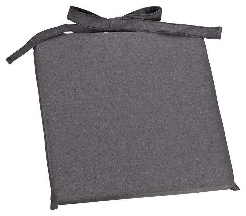 2er Set Garden Stuhlkissen / Sitzkissen mit Bändern 41x40x4,5 Bobby 50125